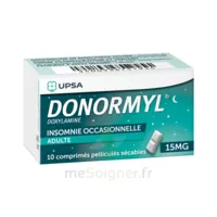 Donormyl 15 Mg Comprimés Pelliculés Sécables T/10 à Paris