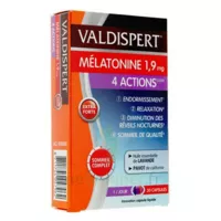 Valdispert Melatonine 1,9 Mg 4 Actions Comprimés B/30 à Paris